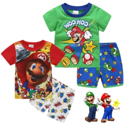 Pyjama d'Été Mario en Coton