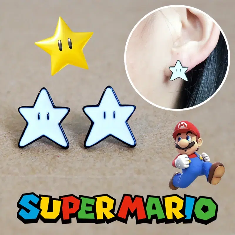 Boucles d'Oreilles Étoile Mario Sa0f85a22918343bb8a403997b5d468ffR